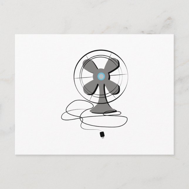 Oscillating Fan Postcard (Front)