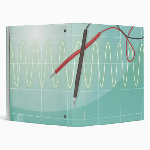 Oscilloscope 3 Ring Binder