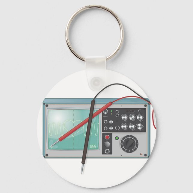 oscilloscope keychain (Front)