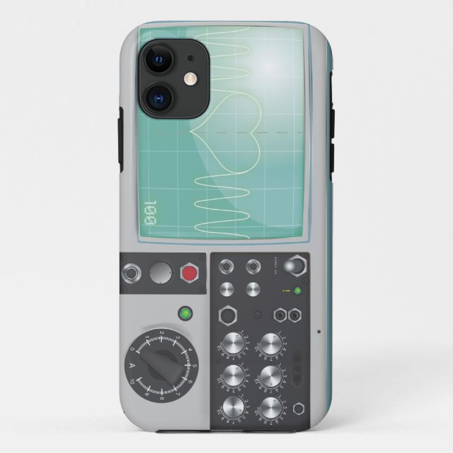 Oscilloscope Love Case-Mate iPhone Case (Back)