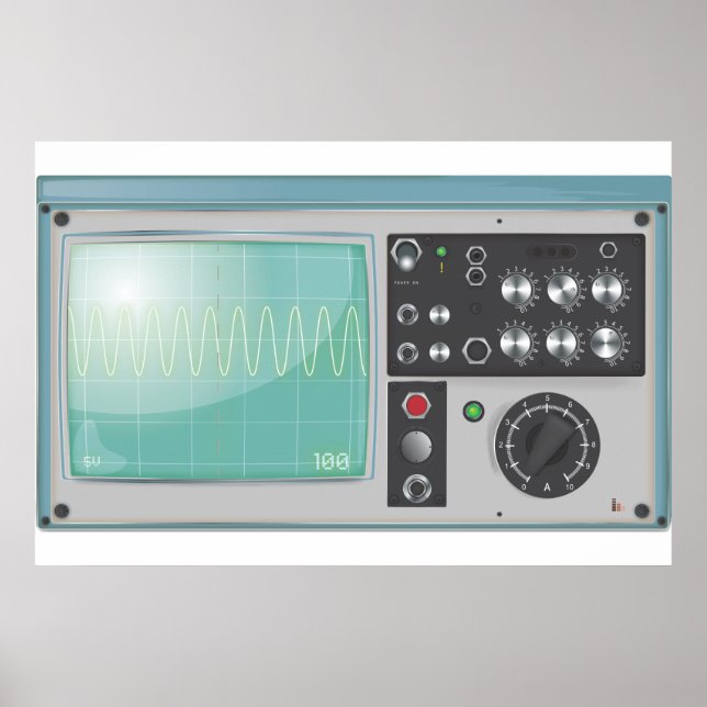 Oscilloscope Poster (Front)