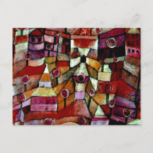 Ose Garden, Paul Klee painting Postcard