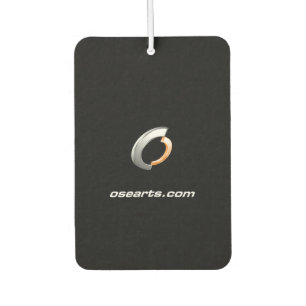 osearts.com Black Background Air Freshener