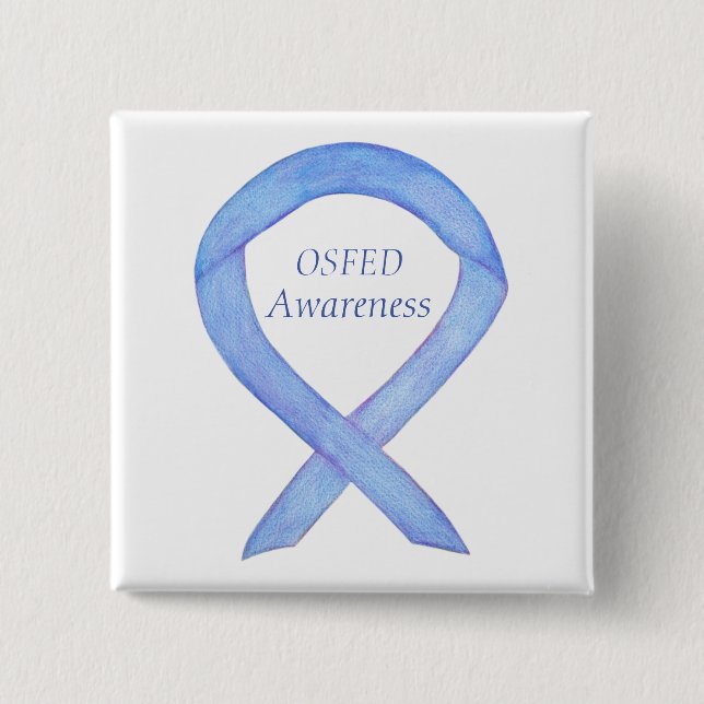 OSFED (Eating Disorder) Awareness Ribbon Pin (Front)