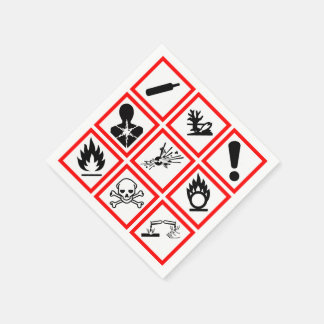 Osha Hazard Warnings Napkins