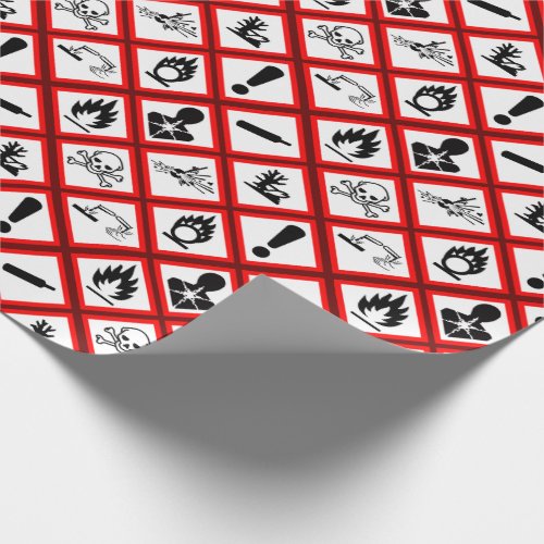 Osha Hazard Warnings Wrapping Paper