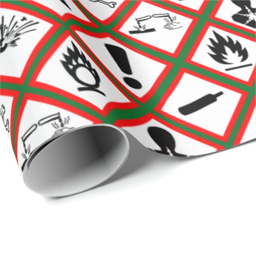 Osha Hazard Warnings Wrapping Paper