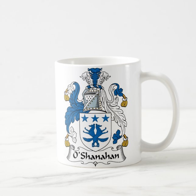 O'Shanahan Family Crest Coffee Mug (Right)