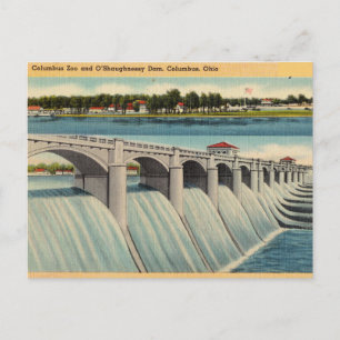 O'Shaughnessy Dam, Columbus, Ohio Postcard