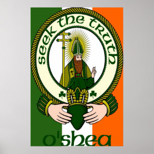O'Shea Clan Motto Poster Print