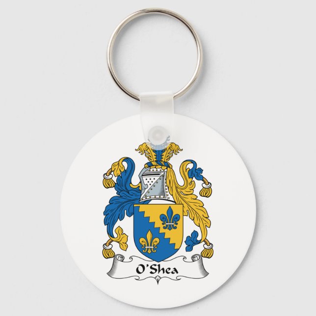 O'Shea Family Crest Keychain (Front)