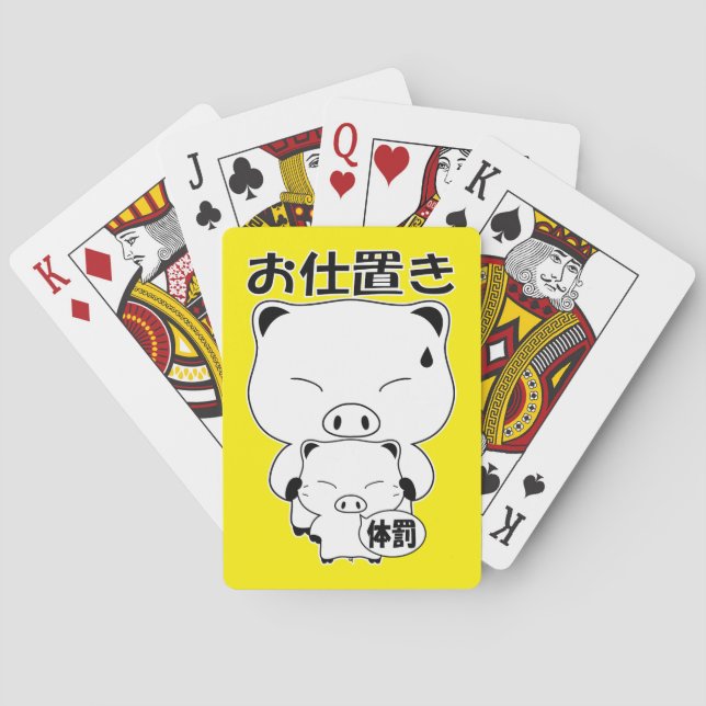 Oshioki Poker Cards (Back)