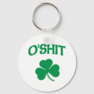O'Shit Irsh Shamrock Keychain