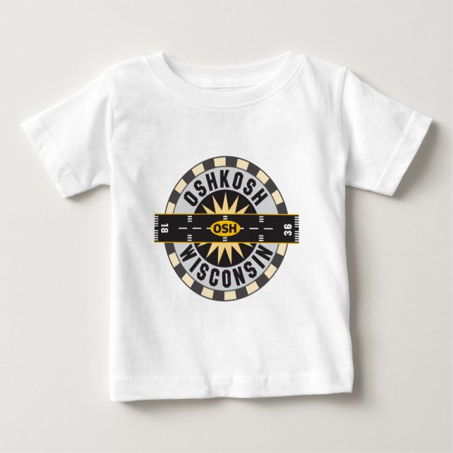 Oshkosh, WI OSH  Airport Baby T-Shirt (Front)