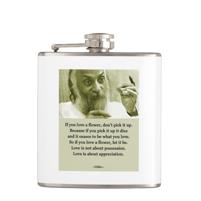 Osho Hip Flask (Front)