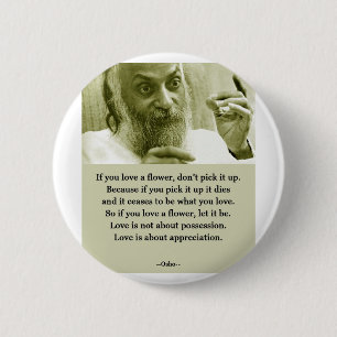 Osho Pinback Button