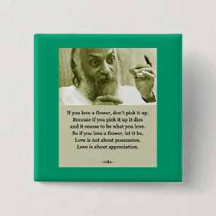 Osho Pinback Button