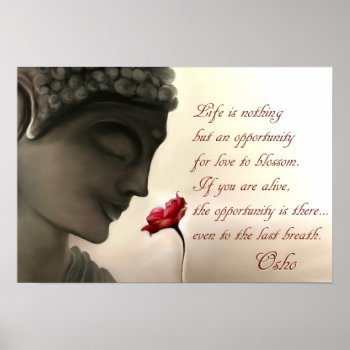 Osho Quote Poster by Avanda at Zazzle