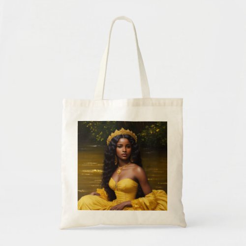 Oshun African Goddess Orisha Painting Tote Bag