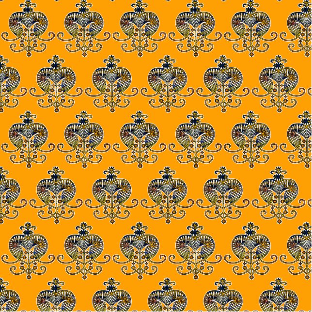 Oshun Goddess Veve Sigil Cutout (Front)