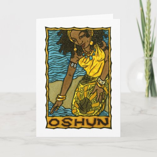 Oshun Greeting Card