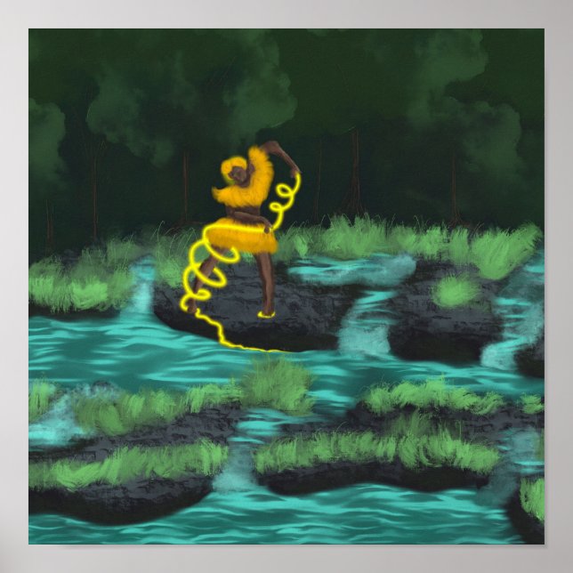 Oshun Harnessing the Energy of the River Poster (Front)