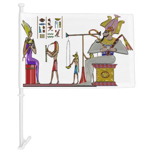 Osiris Egyptian Folk Double Graphic Car Flag