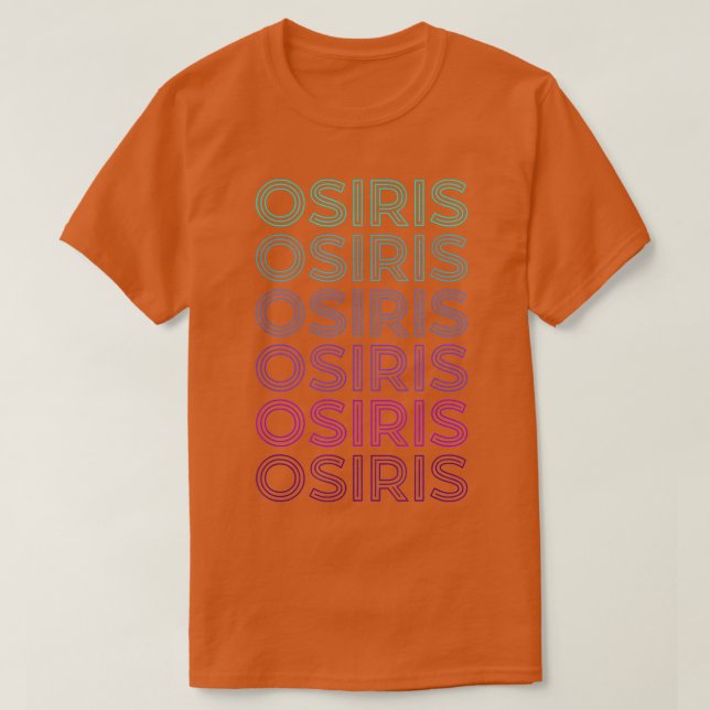 Osiris Egyptian God Egyptian Mythology Retro  T-Shirt (Design Front)