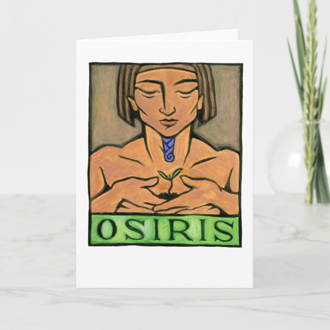 Osiris Greeting Card (Front)