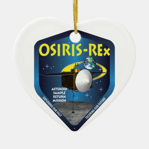 OSIRIS REx Mission Logo Ceramic Ornament