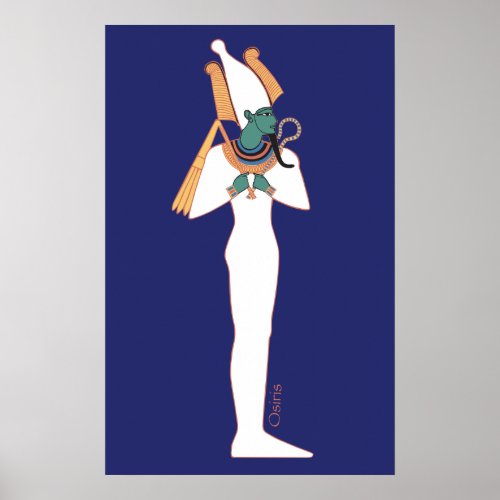 Osiris the God of Orion Stars Poster