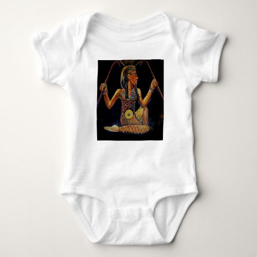 Osirus Egypt God History Ruler Maureen Girard Baby Bodysuit