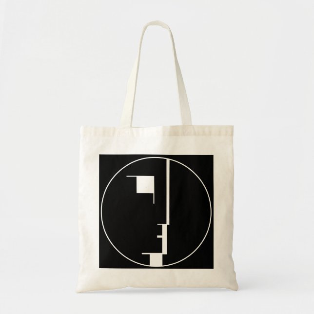 Oskar Schlemmer Bauhaus Logo Tote Bag (Front)