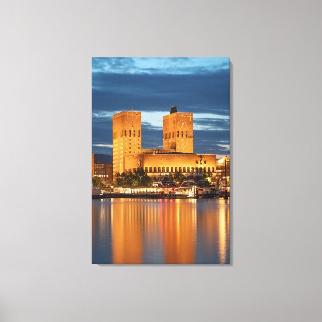 Oslo City Hall Norway Canvas Print (Front)