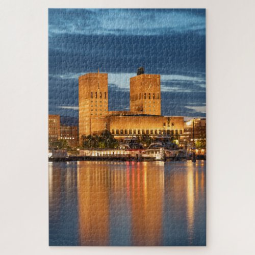 Oslo City Hall Norway Jigsaw Puzzle