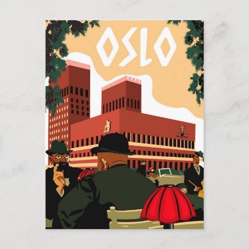 Oslo City Hall Norway Postcard