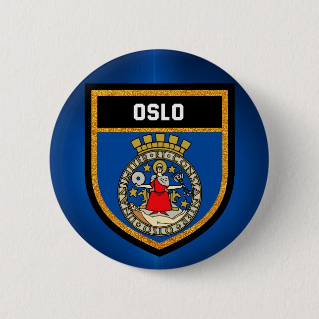 Oslo Flag Button (Front)