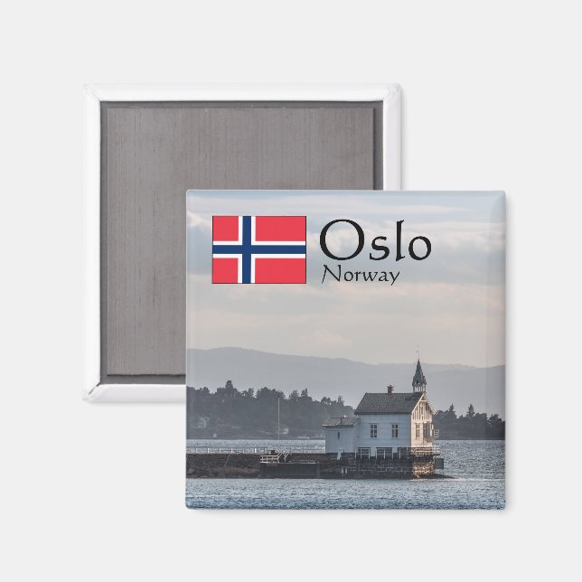 Oslo Lighthouse Magnet (Front/Back)