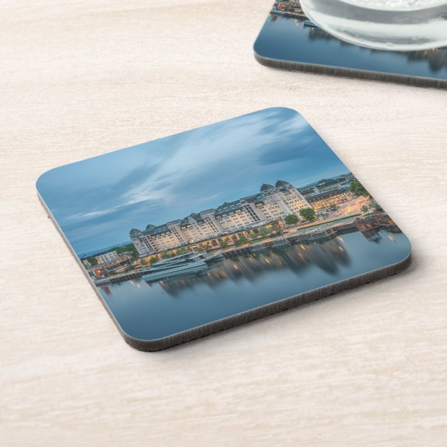 Oslo Norway Beverage Coaster (Left Side)