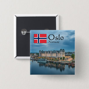 Oslo Norway Button