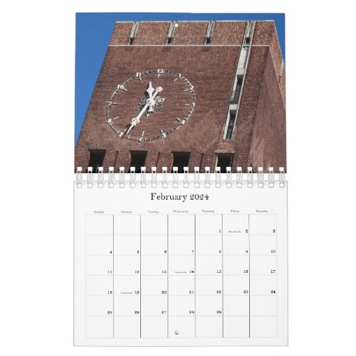 Oslo, Norway Calendar 2023 Zazzle