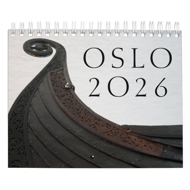 Oslo, Norway Calendar 2026 (Cover)