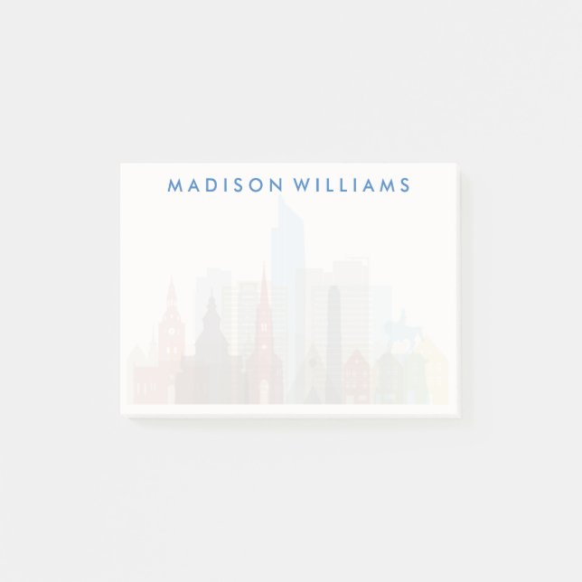 Oslo, Norway | City Skyline Post-it Notes (Front)