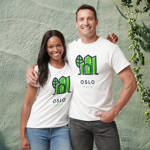 Oslo Norway Europe Sustainable Green City T_Shirt