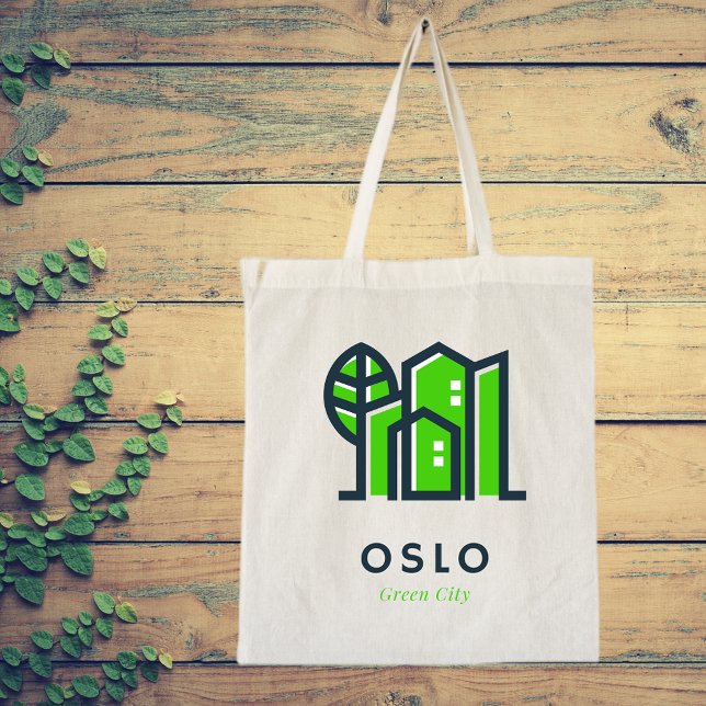 Oslo Norway Europe Sustainable Green City Tote Bag (Creator Uploaded)
