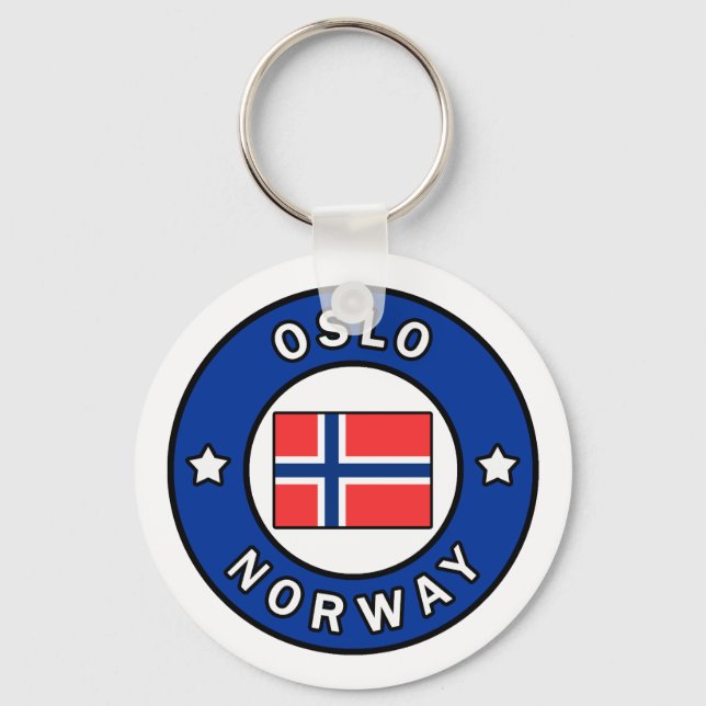 Oslo Norway Keychain (Front)