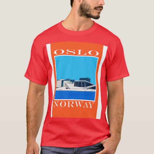 Oslo Norway Scandinavian T_Shirt