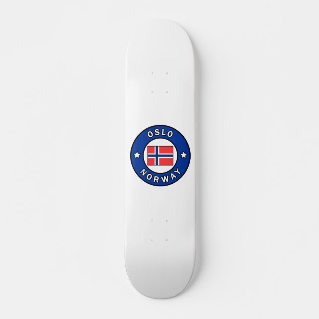 Oslo Norway Skateboard Deck (Front)