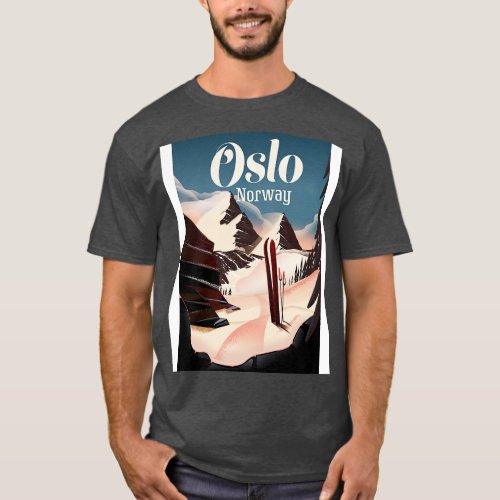 Oslo Norway Ski T_Shirt