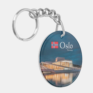 Oslo Norway Souvenir Keychain